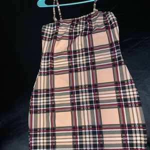 Plaid dress